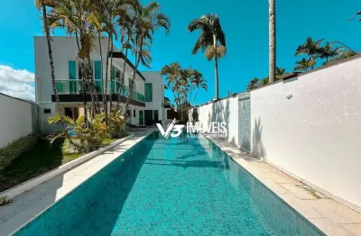 Casa com 6 dormitórios à venda, 411 m² por r$ 4.870.000,00 - caiobá - matinhos/pr