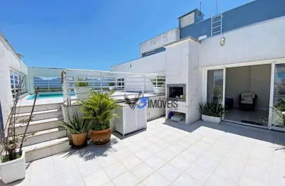 Cobertura duplex com piscina frente mar no balneário flórida