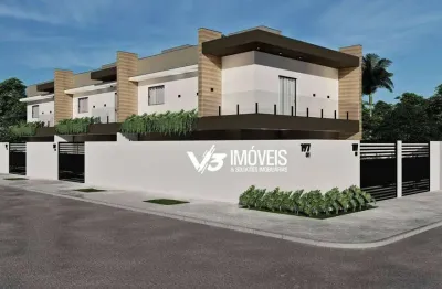 Sobrado com 3 dormitórios à venda, 86 m² por r$ 530.000 - balneário praia grande - matinhos/pr