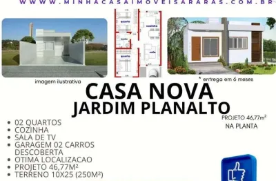 Casa com 2 quartos à venda na Rua Carlos Cabriene, Jardim Planalto, Araras