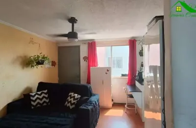 Apartamento à venda no centro de jandira-sp: 2 quartos, 2 salas, 1 banheiro, 1 vaga de garagem, 48m² de área.