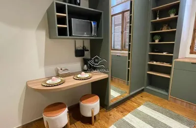 Lm8310?locação loft mobiliado decorado com vaga centro historico petropolis rj
