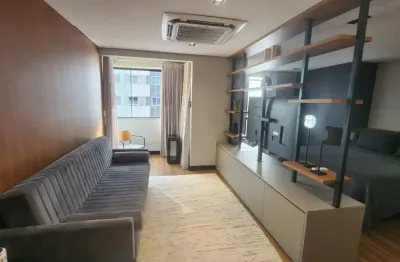 Flat à venda no number one – ponta d’areia, 1 quarto, andar médio, mobiliado