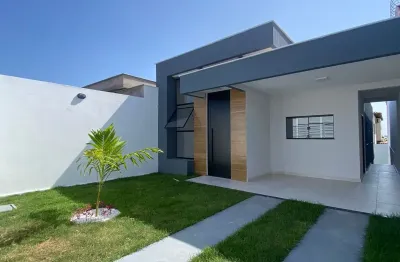 Casa nova à venda – araçagy, 3 suítes (1 master com sacada), 143m², área de lazer privativa e 2 vagas