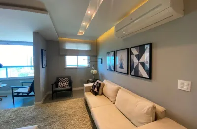 Apartamento à venda – ari de oliveira, ponta d’areia, 74m², 1 suíte, varanda e 2 vagas