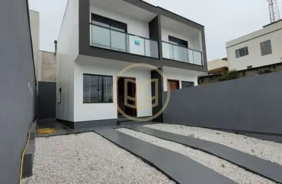 Casa geminada com 2 quartos, areias de cima - governador celso ramos