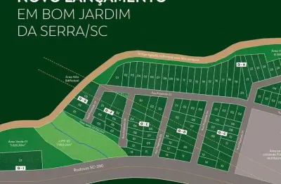 Terreno no res. bela vista/ bom jardim da serra/ sc