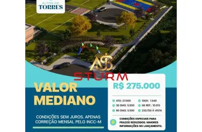 Terreno à venda na Avenida Castelo Branco, 3512, São Jorge, Torres