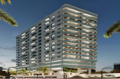 Apartamento para venda em praia grande, maracanã, 2 dormitórios, 1 suíte, 1 banheiro, 1 vaga