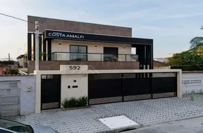 Sobrado em condomínio para venda em praia grande, antártica, 2 dormitórios, 1 banheiro, 1 vaga