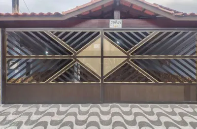 Casa geminada para venda em praia grande, jardim real, 2 dormitórios, 1 suíte, 1 banheiro, 2 vagas