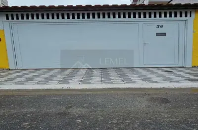 Casa geminada para venda em praia grande, vila caiçara, 3 dormitórios, 2 suítes, 1 banheiro, 2 vagas