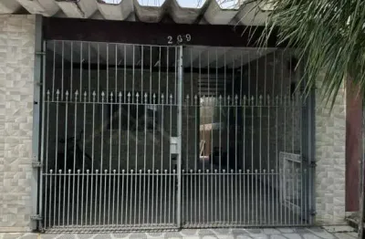 Casa Geminada para Venda em Praia Grande, Vila Caiçara, 3 dormitórios, 1 suíte, 2 banheiros, 2 vagas