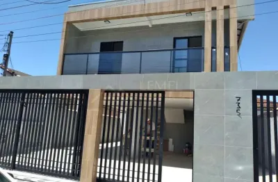 Casa em Condomínio para Venda em Praia Grande, Melvi, 2 dormitórios, 1 banheiro, 1 vaga