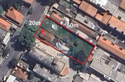 Terreno à venda, 1000 m² por r$ 2.500.000 - vila ré - são paulo/sp
