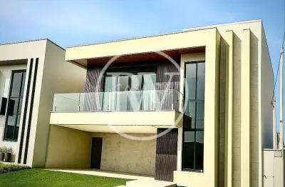 Sobrado de alto padrão no condomínio jardins capri – 3 suítes – 248m² construído