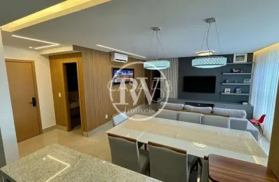 Apartamento à venda no on marista design 3 suítes 115m² mobiliado setor marista