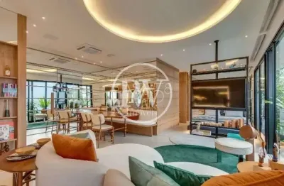 Flat de alto padrão à venda no gyro cidade opus, setor bueno, 44m², andar alto