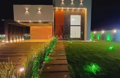 Casa térrea de alto padrão – 3 suítes | 15 km de goiânia | 2.000 m² de terreno