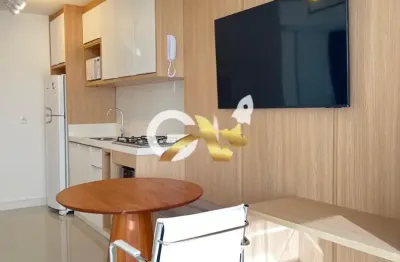 Apartamento de 1 dormitório andar alto totalmente mobiliado com vaga de garagem, centro de curitiba