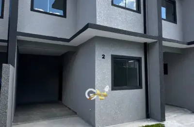 Sobrado novo de 2 dormitórios com vaga de garagem no bairro Vitoria Regia, Curitiba/PR