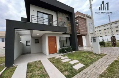 Villagio di napoli, sobrado em condomínio, 3 dormitórios à venda, 121 m² - campo de santana - curitiba
