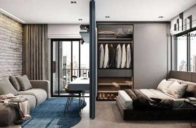 Lançamento lunetto, studio à venda, 23 m²- água verde - curitiba