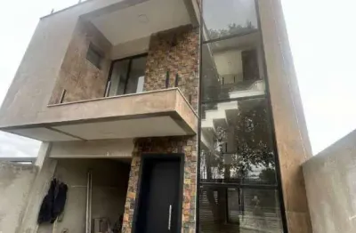 Belíssimo sobrado 3 dormitórios à venda, 146 m²- fazendinha - curitiba