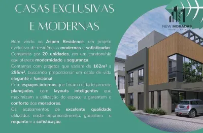 Aspen residence, sobrado 3 dormitórios- santa felicidade