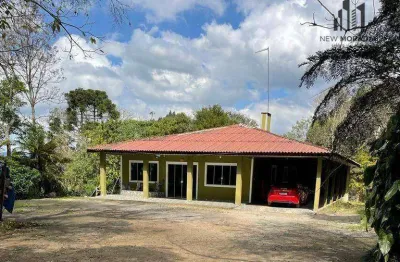 Chácara com casa 4 dormitórios à venda, 12.859 m²- área rural - são josé dos pinhais