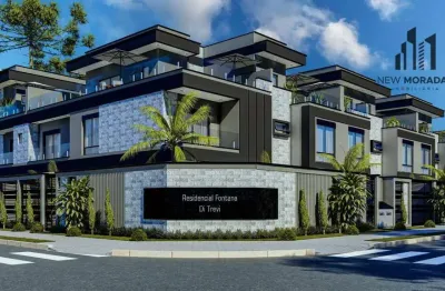 Sobrados em condominio em construção, à venda, 136 m² - cajuru - curitiba