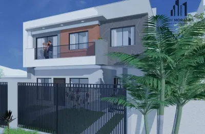 Sobrados novos, 3 dormitórios à venda, 108 m²- novo mundo - curitiba/pr