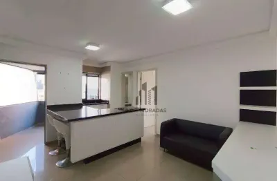 Edificio black diamond, apartamento 1 dormitório à venda, 43 m²- mercês