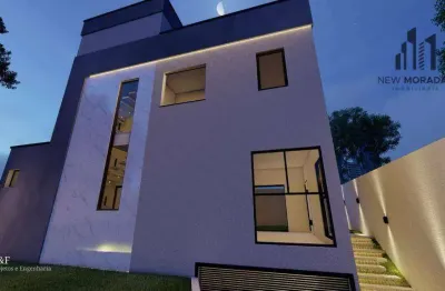 Sobrado à venda, 202 m² por r$ 1.250.000,00 - lindóia - curitiba/pr