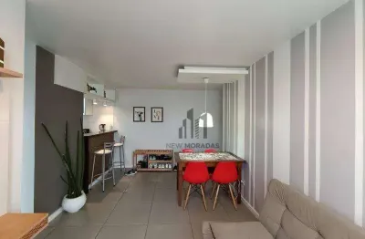 Apartamento com 3 dormitórios à venda no residencial villa pantoni, 58 m² - novo mundo - curitiba/pr
