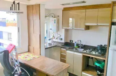 Prime palladium, apartamento 1 quarto à venda, 33 m² - novo mundo - curitiba