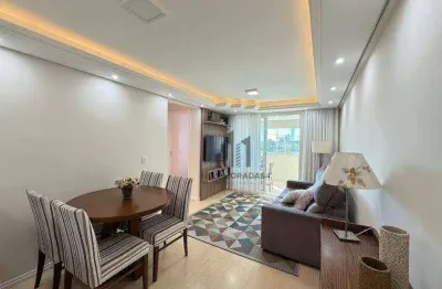 Oportunidade, apartamento 2 quartos, sacada c churrasqueira à venda, 58 m² - novo mundo, capão raso