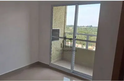 Apartamento 2 quartos, sacada c churrasqueira à venda, 44 m²- cidade industrial