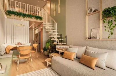 Loft com 1 dormitório à venda, 20 m² por r$ 379.000 - agua verde - curitiba/pr