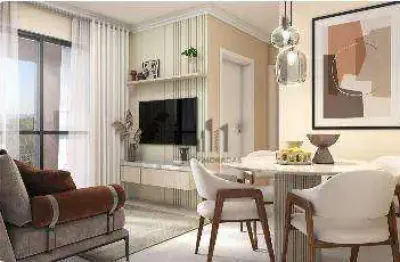 Apartamento com 2 dormitórios à venda, 49 m² por r$ 390.500,00 - centro - pinhais/pr