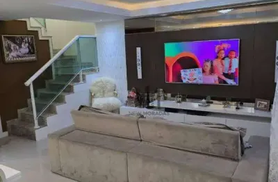Sobrado mobiliado com 3 dormitórios à venda, com 122 m² - atuba - pinhais/pr