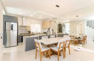 Sobrado em condominio, 3 dormitórios, 2 vagas, à venda, 137 m²- santa felicidade