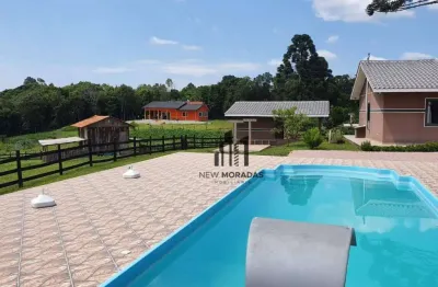 Chácara à venda, 18000 m² por r$ 1.190.000,00 - zona rural - quitandinha/pr