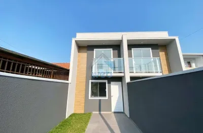 Sobrado com dois quartos à venda no bairro tatuquara, próximo à enette dubard e fácil acesso à br-476.