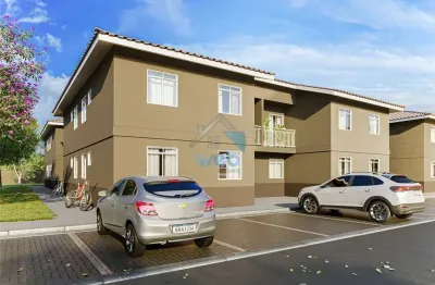 Residencial safira - apartamentos com dois quartos à venda no bairro campo lardo da roseira, em são josé dos pinhais.