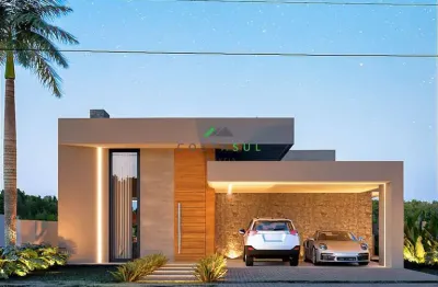 Residência térrea exclusiva no aqualina lake club – ibiraquera/sc