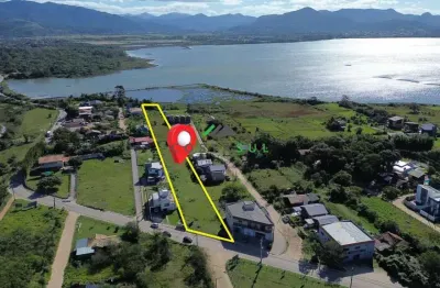 Terreno à venda à beira da lagoa de ibiraquera, localizado no bairro ibiraquera,