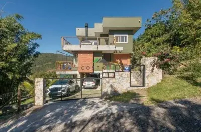 Sobrado com 4 dormitórios e vista panorâmica para o mar na praia da silveira – s