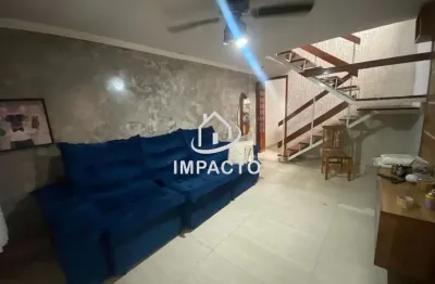 Sobrado com 3 dormitórios sendo 2 suítes, 1 escritório, área de lazer com jacuzzi e churrasqueira e 2 vagas para locação