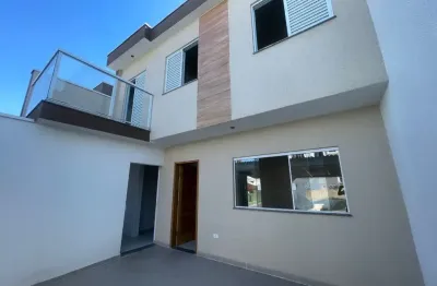 Sobrado novo, 3 dormitórios, 2 vagas e churrasqueira à venda, r$ 650.000,00   à 1,30 km estação do metrô vila prudente (linha 2–verde e 15–prata )